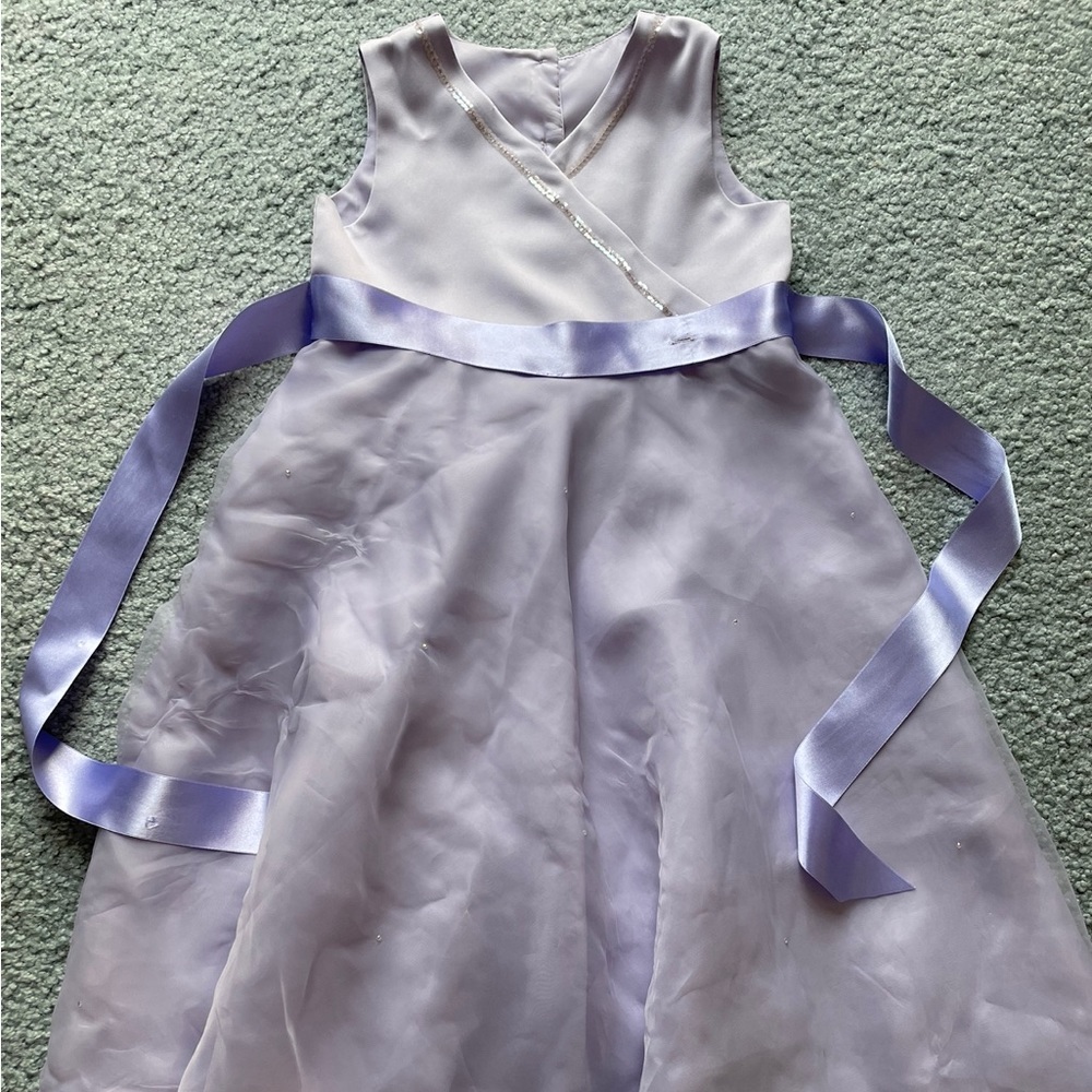 lavender formal summer dress